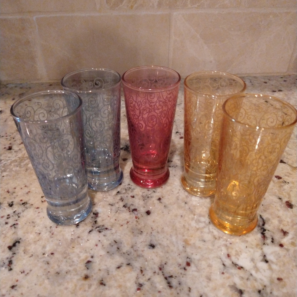 Vintage I Preziosi Shot Glasses-Handmade in Italy